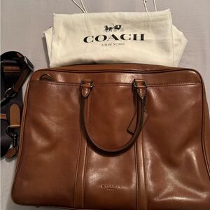 Coach metropolitan slim Brief glove tanned leather